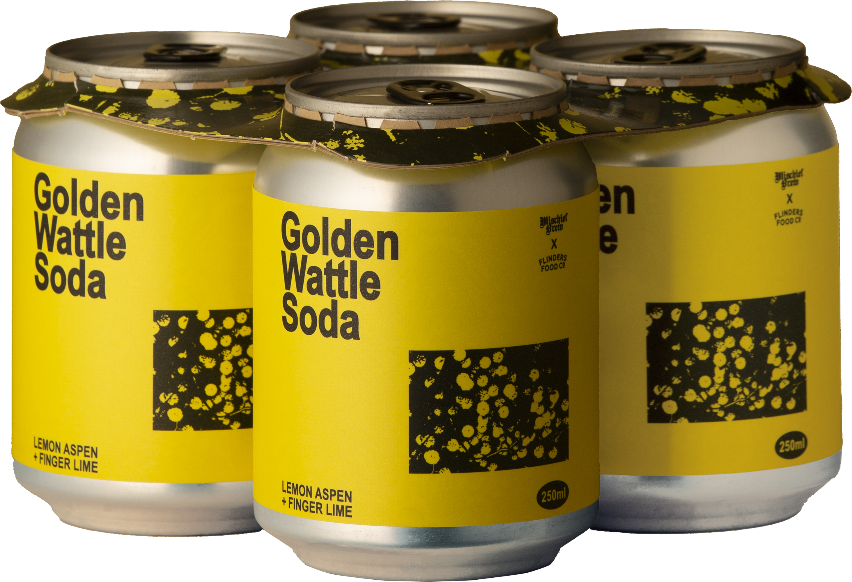Mischief Brew - Golden Wattle Soda 4-Pack