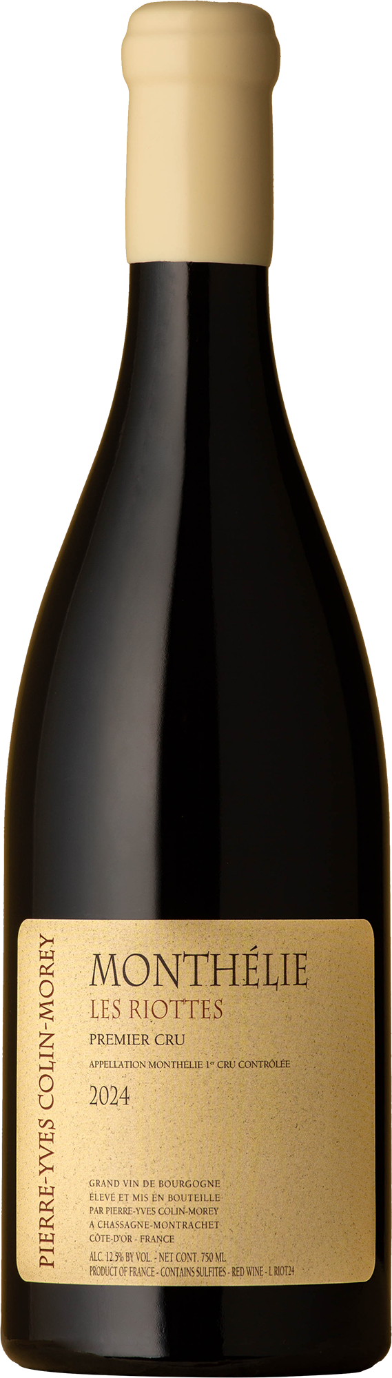 Pierre-Yves Colin-Morey - Les Riottes 1er Cru Monthélie Rouge Pinot Noir 2024 Red Wine