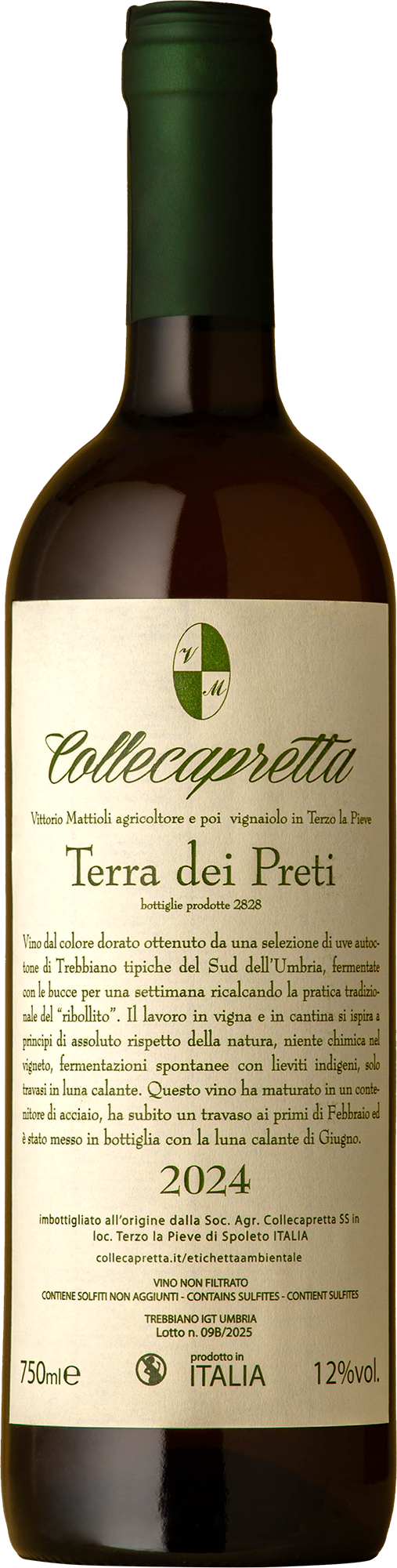 Collecapretta - Terra dei Preti  Skin Contact Trebbiano 2024