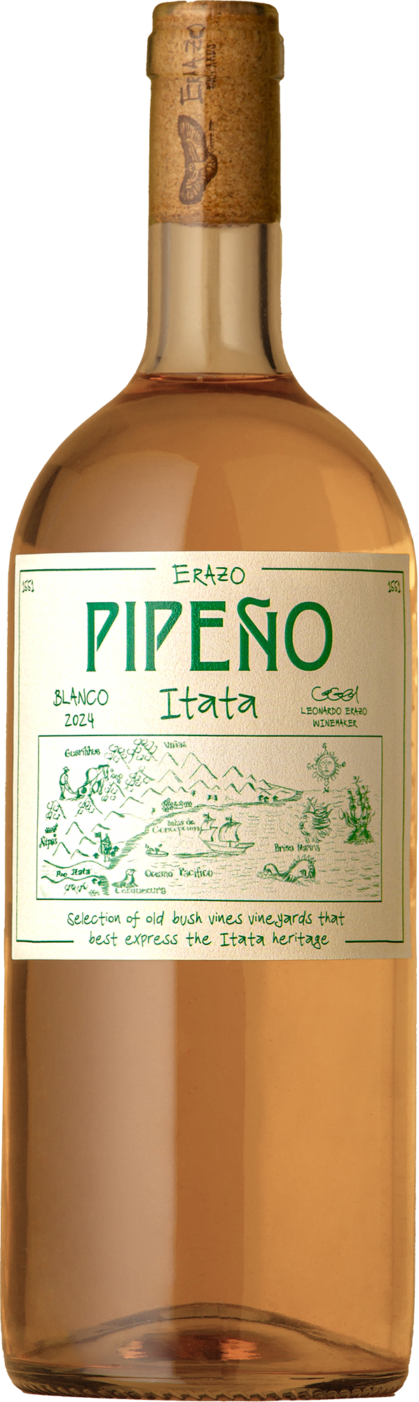 A Los Viñateros Bravos - Pipeño Blanco 2024