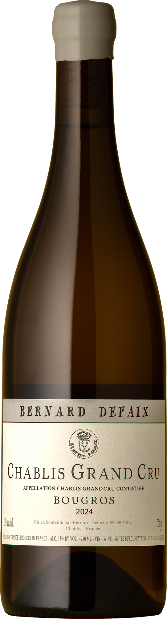 Bernard Defaix - Bougros Grand Cru Chablis Chardonnay 2024