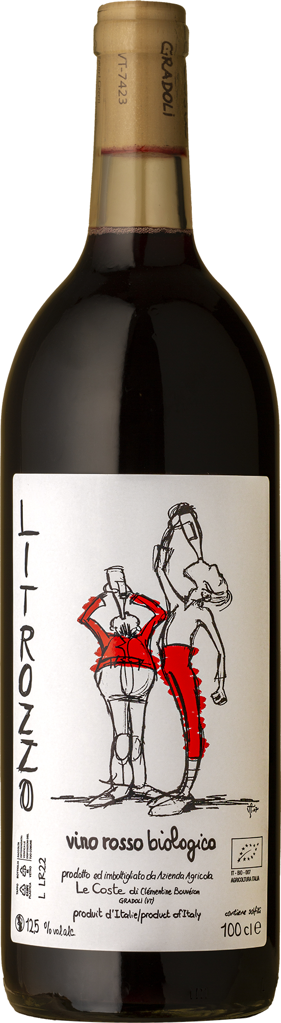 Le Coste - Litrozzo Rosso Sangiovese Blend 2023 1000mL Red Wine