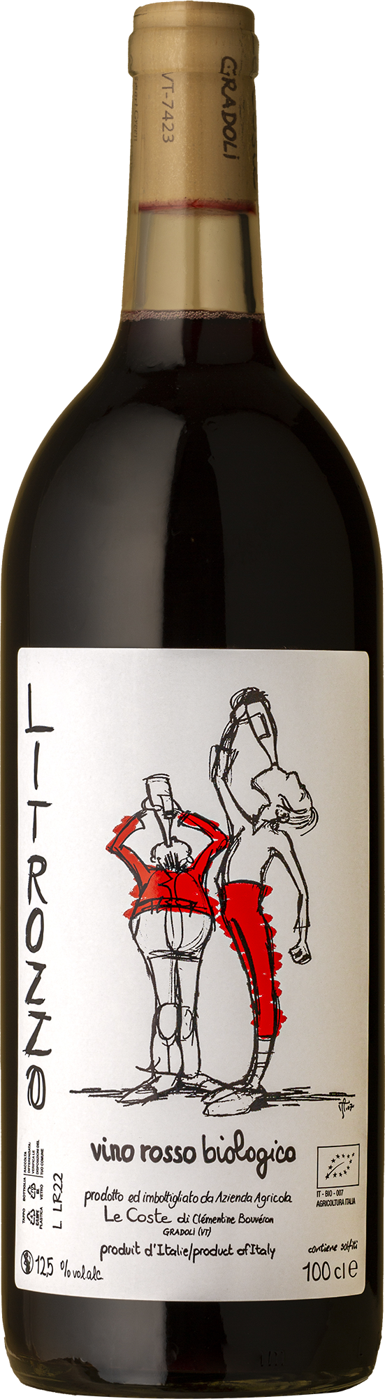 Le Coste - Litrozzo Rosso Sangiovese Blend 2021 1000mL Red Wine