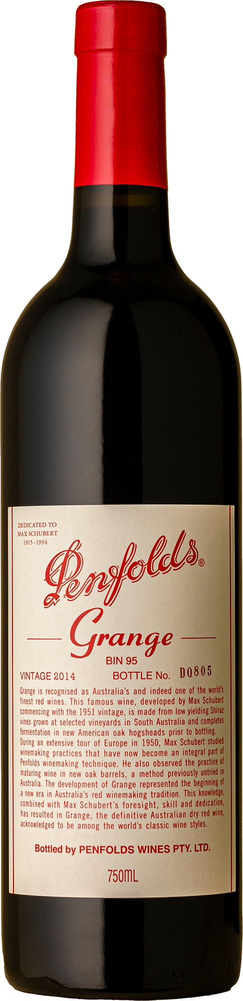 Penfolds - Grange Shiraz (Boxed) 2014 Red Wine