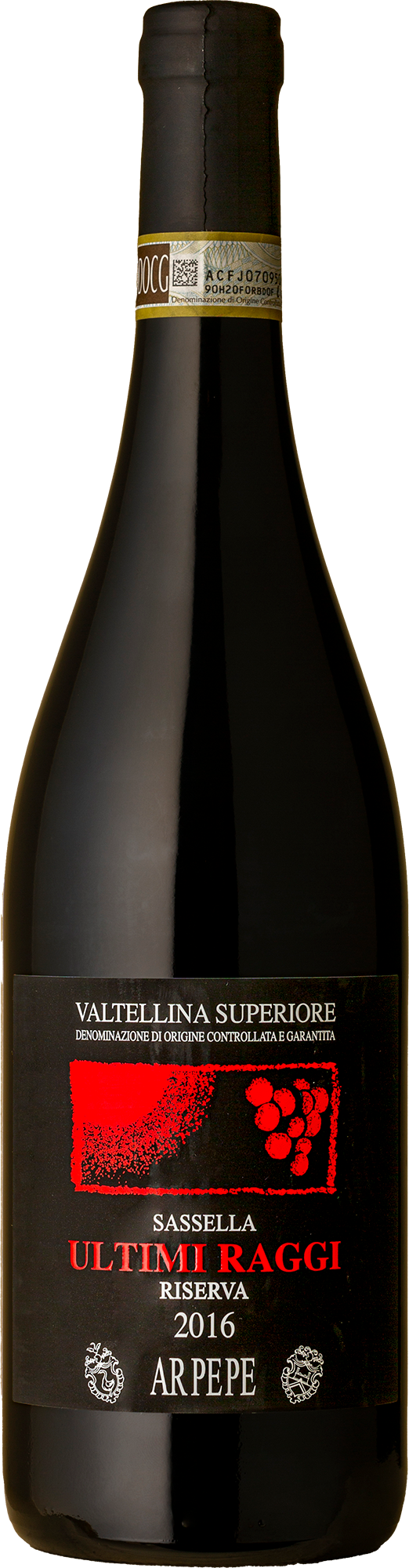 Ar.Pe.Pe - Valtellina Superior Sassella Riserva Ultimi Raggi Nebbiolo 2016 Red Wine
