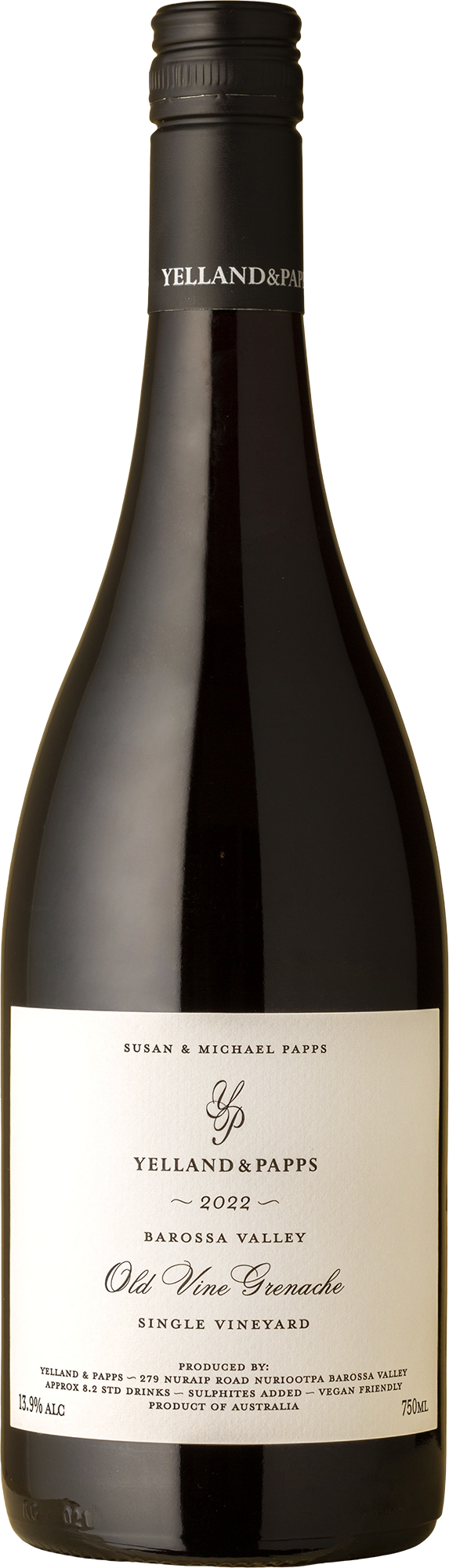 Yelland & Papps - Single Vineyard Old Vine Grenache 2022 Red Wine