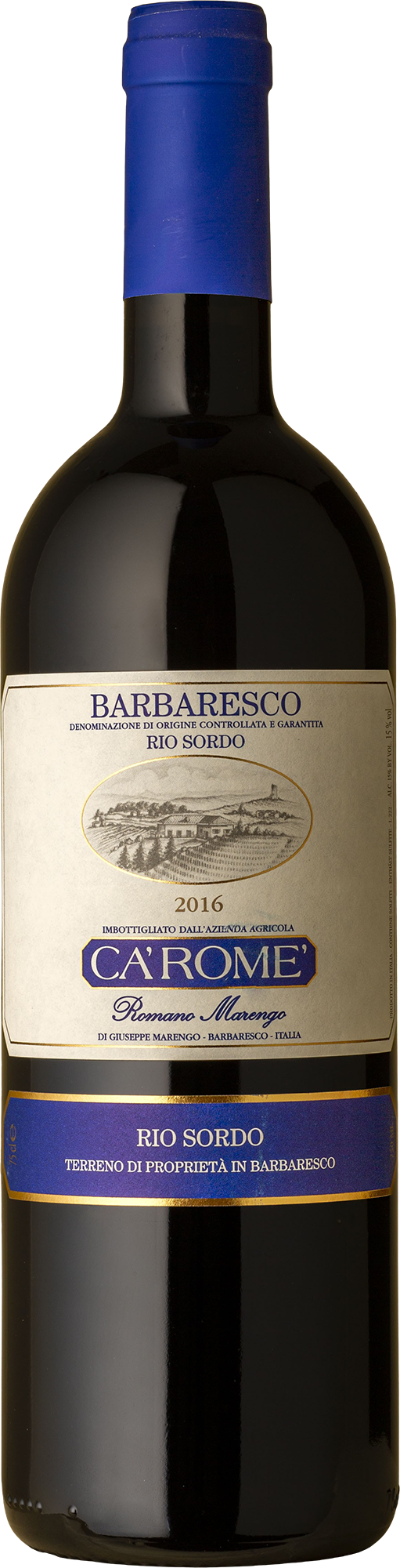 Ca'Rome - Barbaresco Rio Sordo Nebbiolo 2016 Red Wine