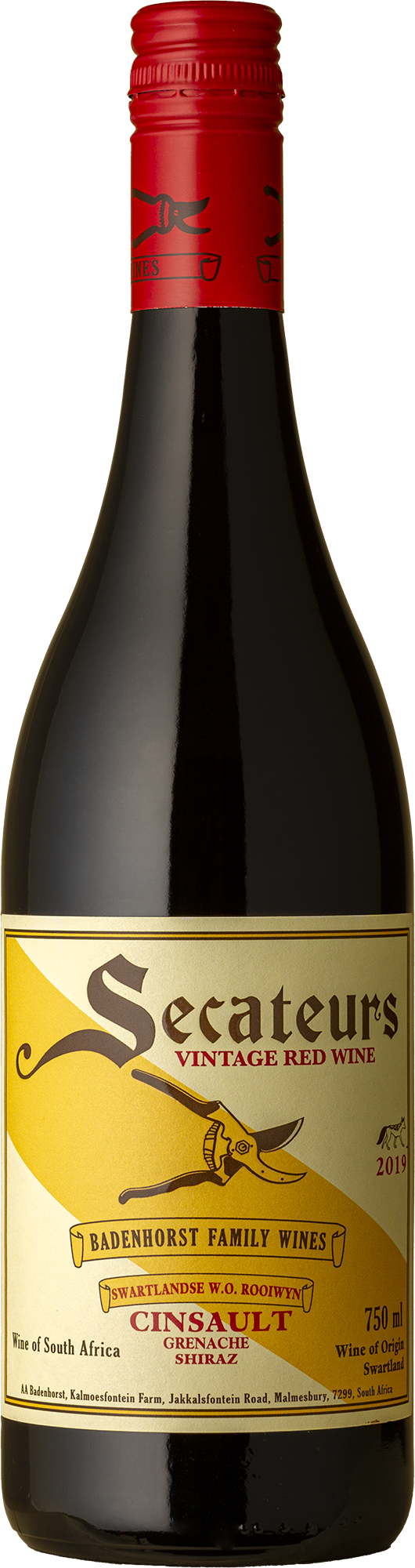 AA Badenhorst - Secateaurs Red Blend 2019 Red Wine