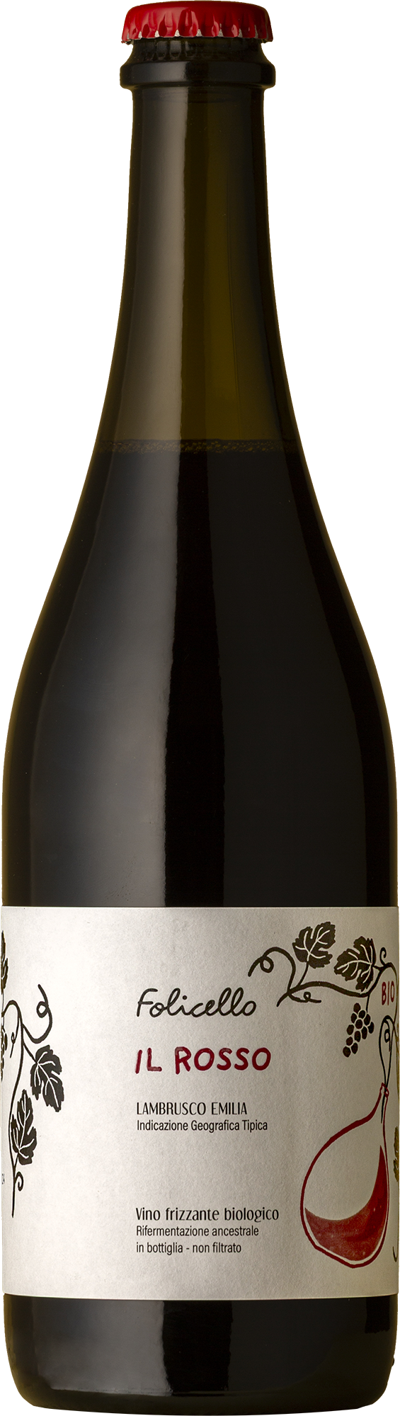 Folicello - Rosso Ancestrale Lambrusco 2024 Sparkling Wine