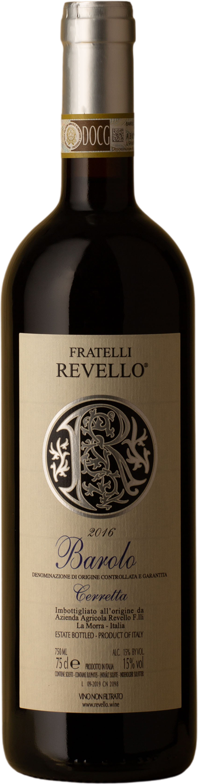Revello - 'Cerretta' Barolo Serralunga d’Alba Nebbiolo 2016 Red Wine