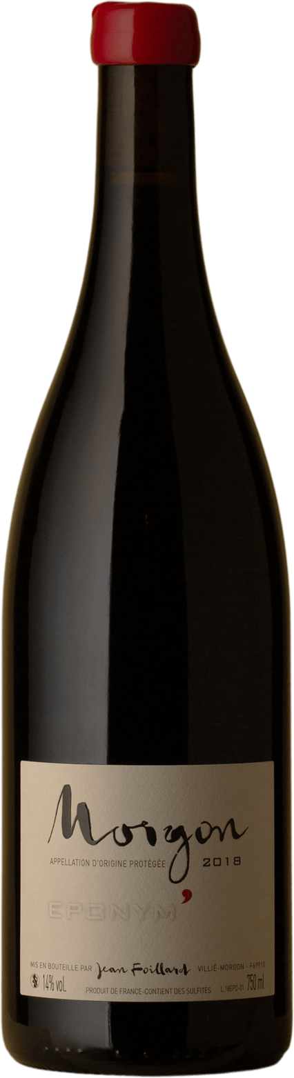 Jean Foillard - Morgon Eponym Gamay 2018 Red Wine