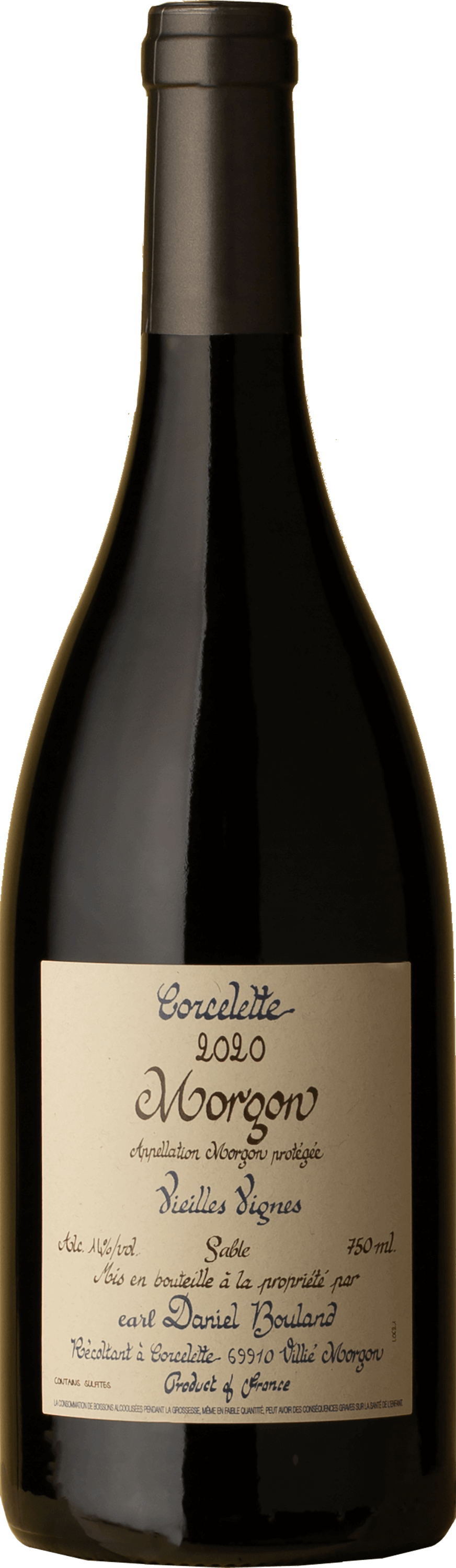 Daniel Bouland - Morgon Corcelette Sable Vieilles Vignes Gamay 2020 Red Wine