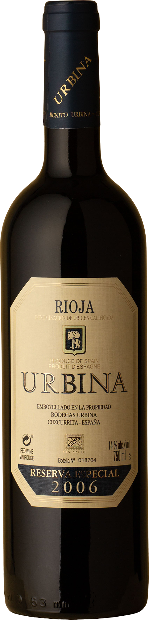 Bodegas Urbina - Rioja Reserva Especial Tempranillo 2006 Red Wine