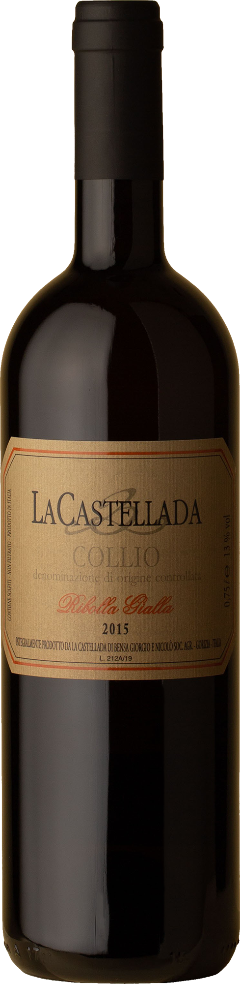 La Castellada - Ribolla Giallo 2015 Orange Wine