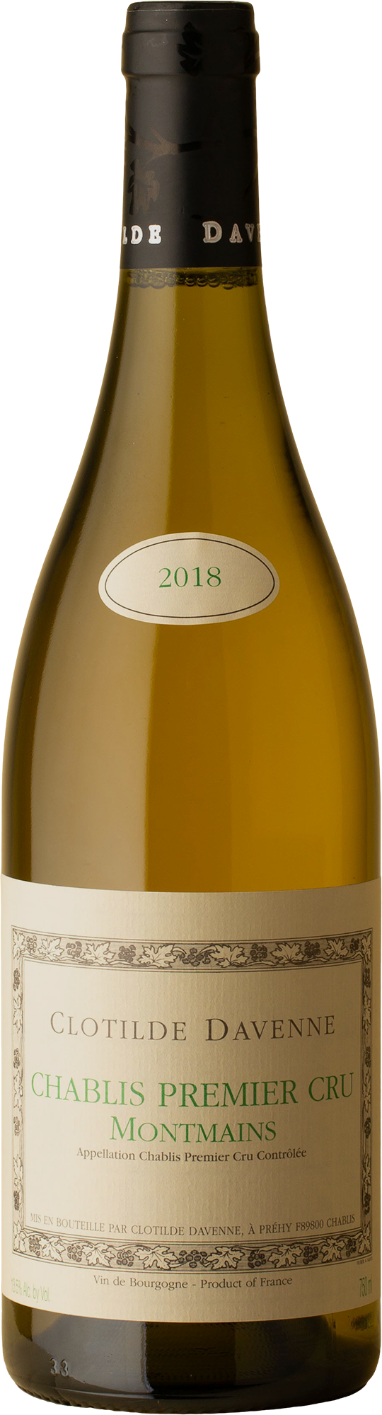 Clotilde Davenne - Chablis 1er Cru Montmains Chardonnay 2018 White Wine