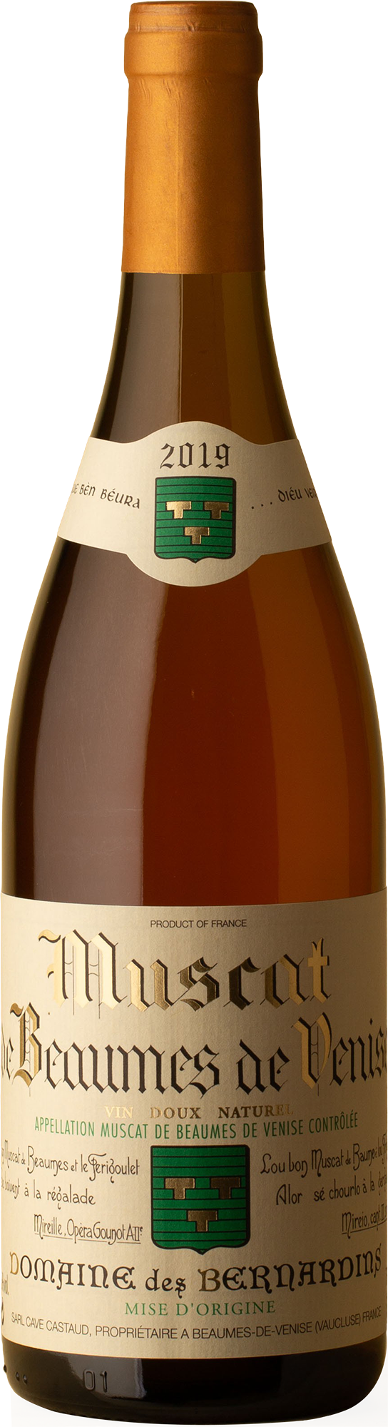 Domaine des Bernardins - Muscat Beaumes de Venise 2019 White Wine