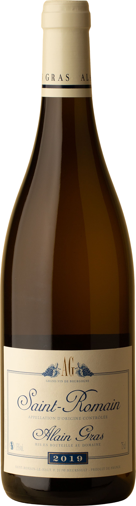 Alain Gras - Saint-Romain Chardonnay 2019 White Wine