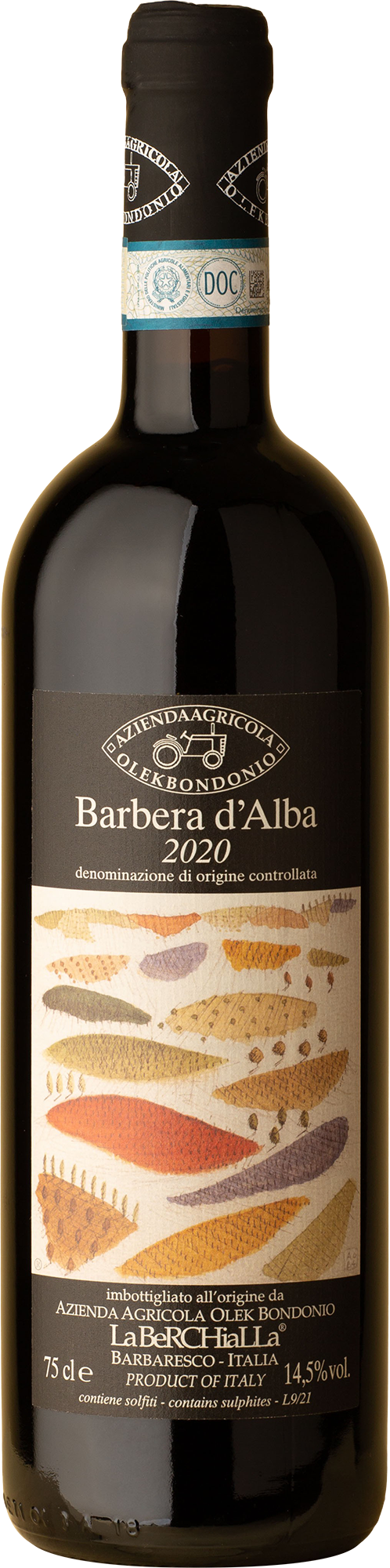 Olek Bondonio - Barbera d'Alba 2020 Red Wine