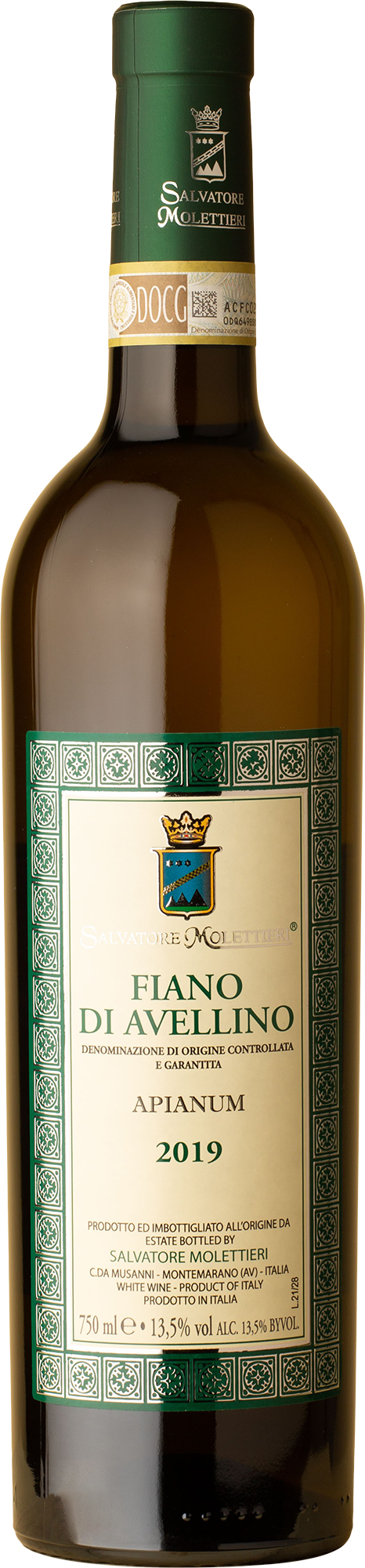 Salvatore Moliettieri - Fiano di Avelino 2019 White Wine