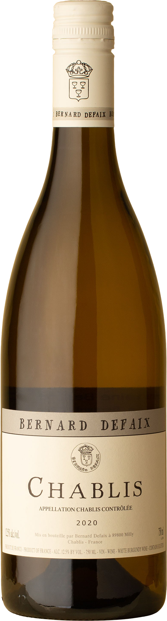 Bernard Defaix - Chablis Chardonnay 2020 White Wine