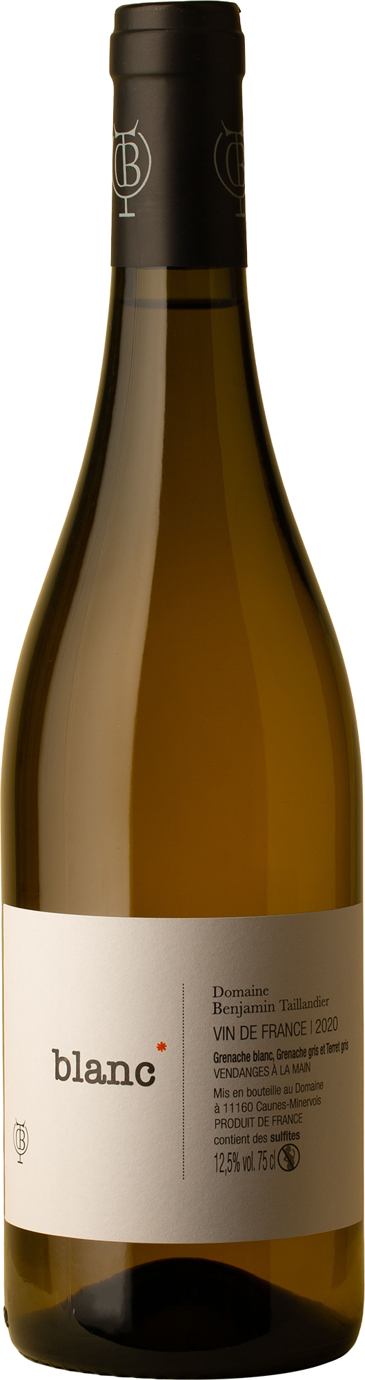 Benjamin Taillinder - Blanc Grenache Blanc Blend 2020 White Wine
