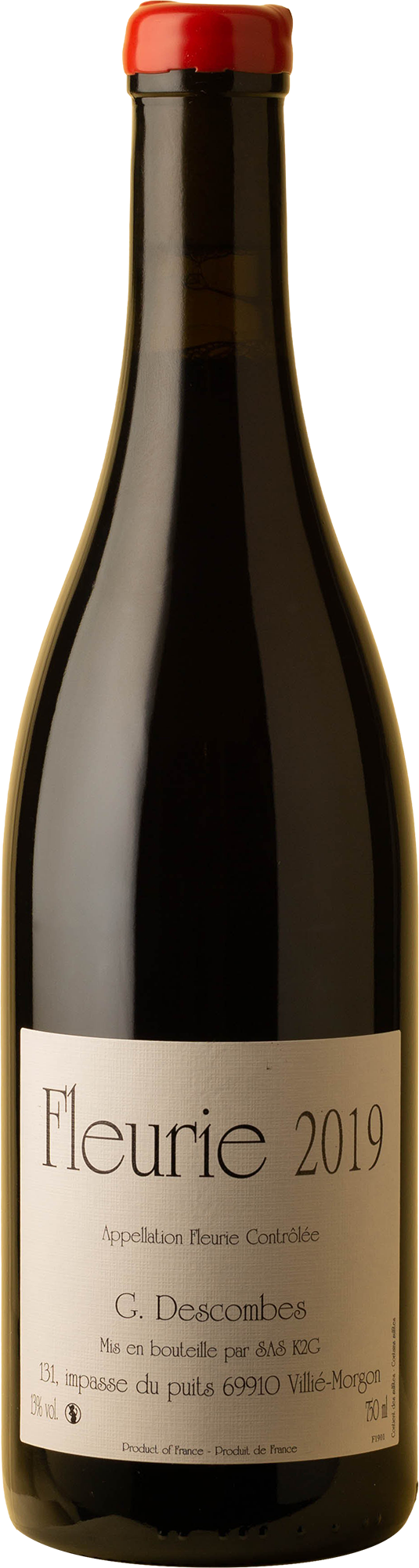 Georges Descombes - Fleurie Vieilles Vignes Gamay 2019 Red Wine