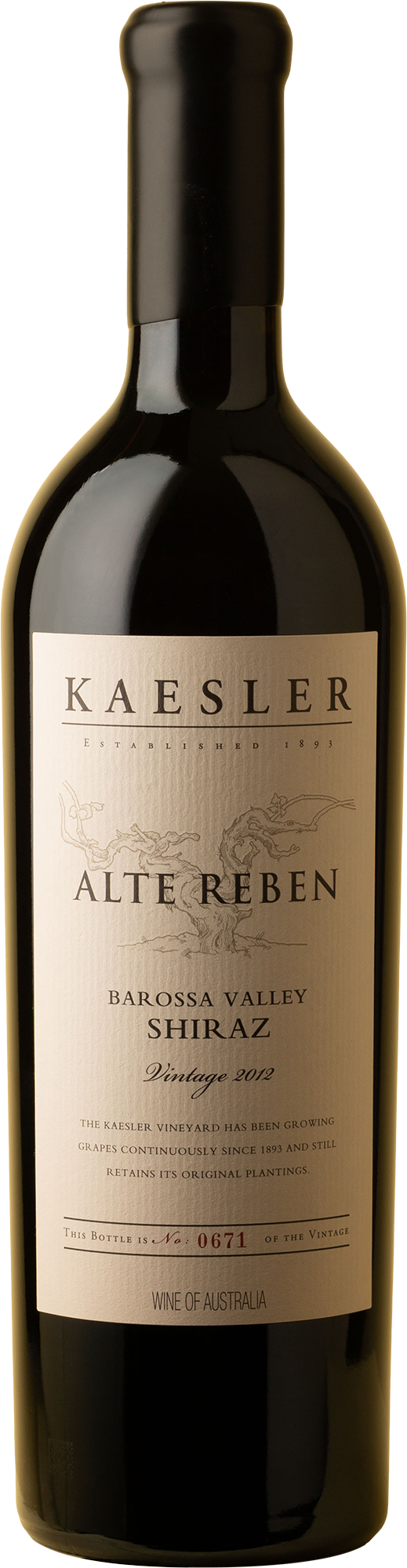 Kaesler - Alte Reben Shiraz 2012 Red Wine