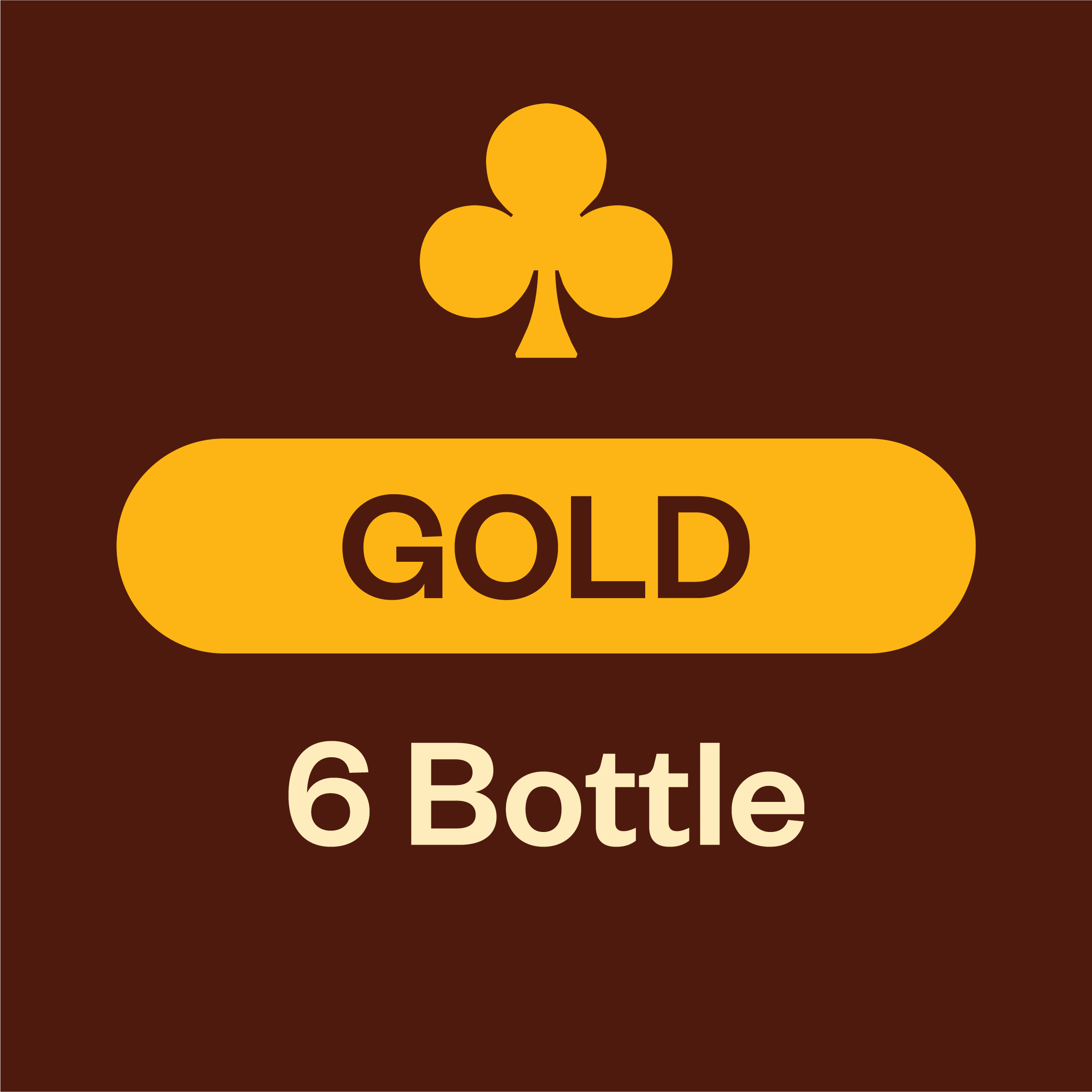 6 BOTTLE GOLD Mixed Lo-Fi / Progressive Club Membership Default