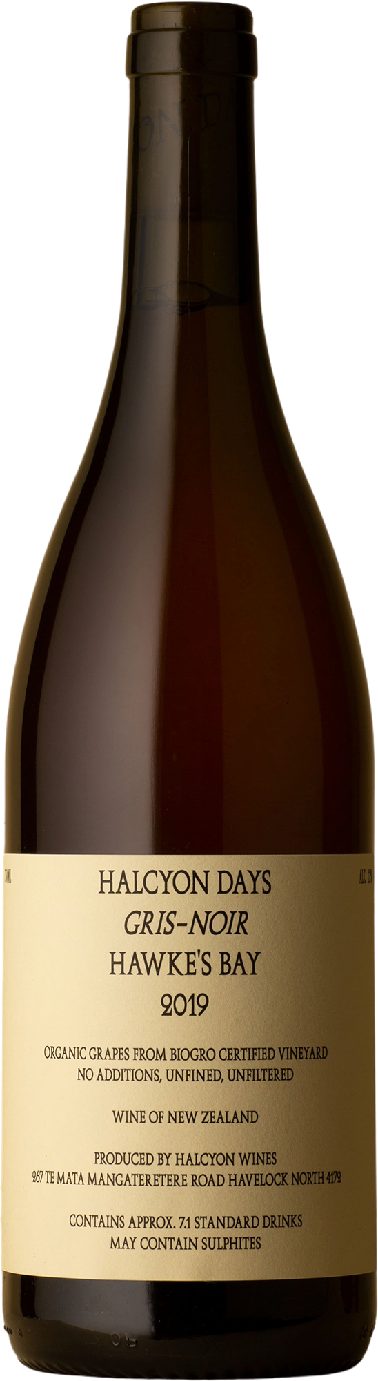Halcyon Days - Gris-Noir Pinot Gris / Pinot Noir 2019 Orange Wine