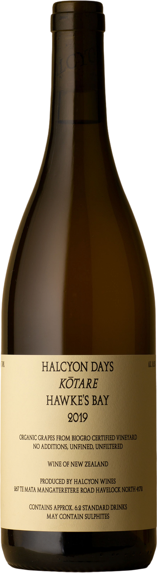 Halcyon Days - Kotare White Blend 2019 Orange Wine