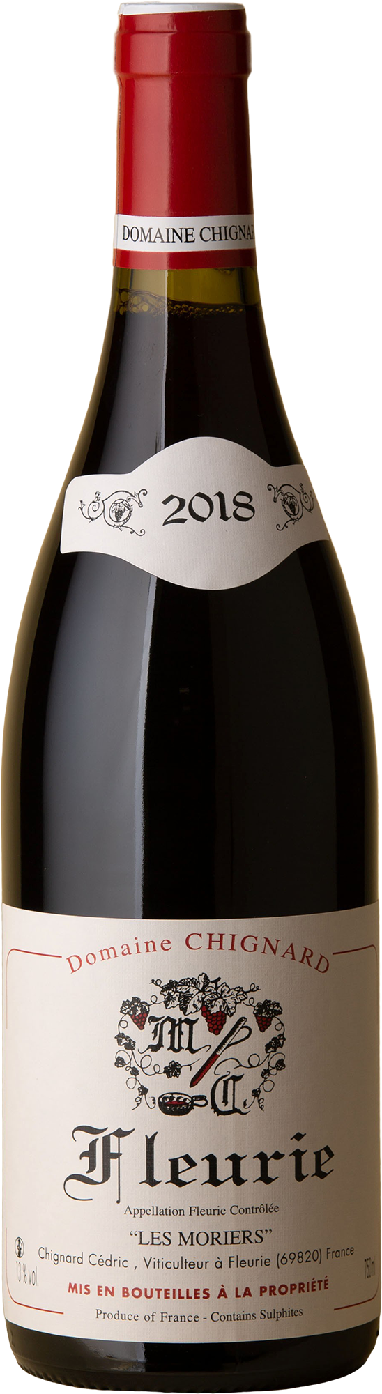 Domaine Chignard - Les Moriers' Gamay 2018 Red Wine