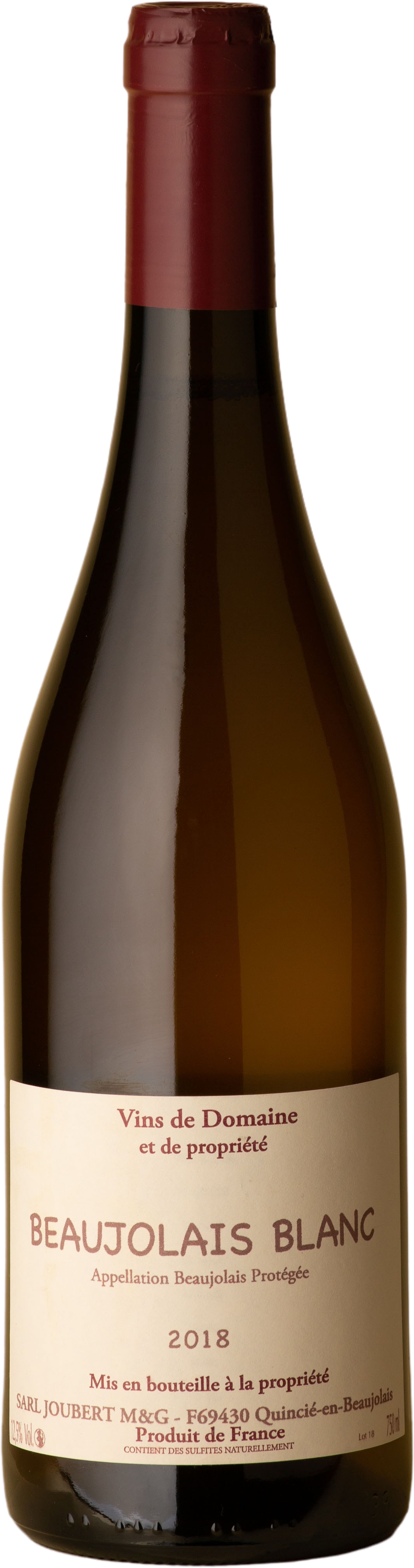 Marcel Joubert - Beaujolais Blanc Chardonnay 2018 White Wine