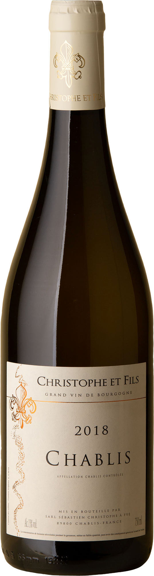 Christophe et Fils - Chablis Chardonnay 2018 White Wine
